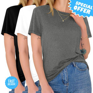 BRAND NEW GAYHAY Women's T-Shirts - Soft Casual Crew Neck Tees